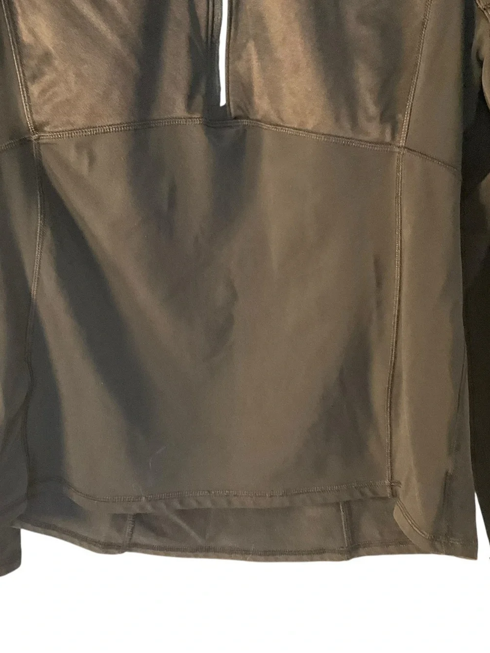Champion Black Long-Sleeve Half-Zip Rash Guard